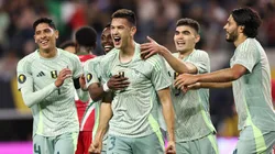 Players of Mexico during the 2025 CONCACAF Gold Cup.