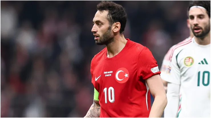 Hakan Calhanoglu of Turkey