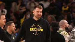 Luka Doncic #77 of the Los Angeles Lakers.