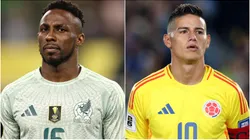 Julian Quiñones of Mexico and James Rodriguez of Colombia.