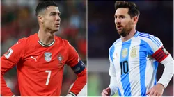Cristiano Ronaldo of Portugal and Lionel Messi of Argentina.