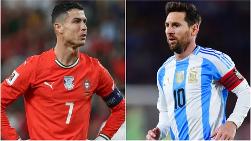 Cristiano Ronaldo of Portugal and Lionel Messi of Argentina.