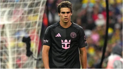 Benjamin Cremaschi of United States ina a gma with Inter Miami