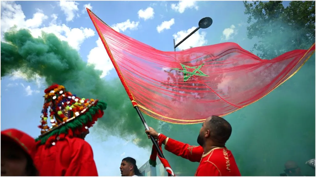 Fans of Morocco wave flags – Tullio M. Puglia/Getty Images