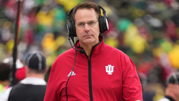 Head coach Curt Cignetti of the Indiana Hoosiers.