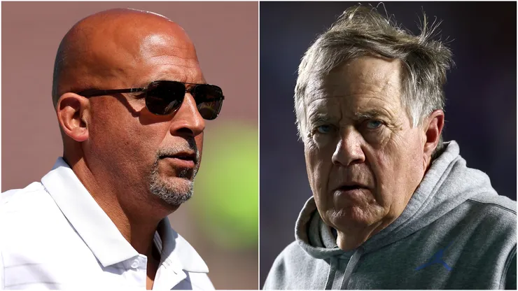James Franklin (left) and Bill Belichick (right)