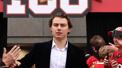 Connor Bedard at the United Center on October 11, 2025 in Chicago, Illinois.