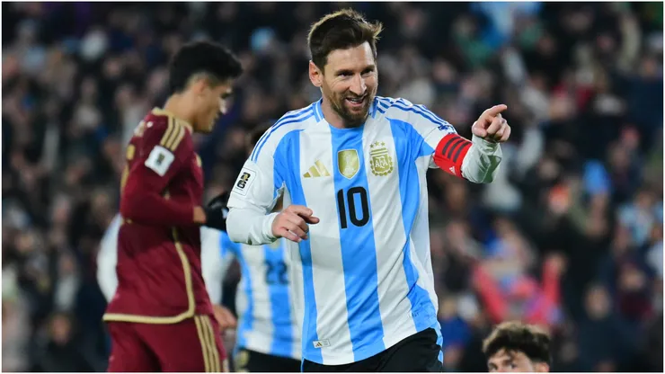 Lionel Messi of Argentina