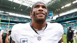 Tua Tagovailoa #1 of the Miami Dolphins.