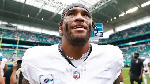 Tua Tagovailoa #1 of the Miami Dolphins.