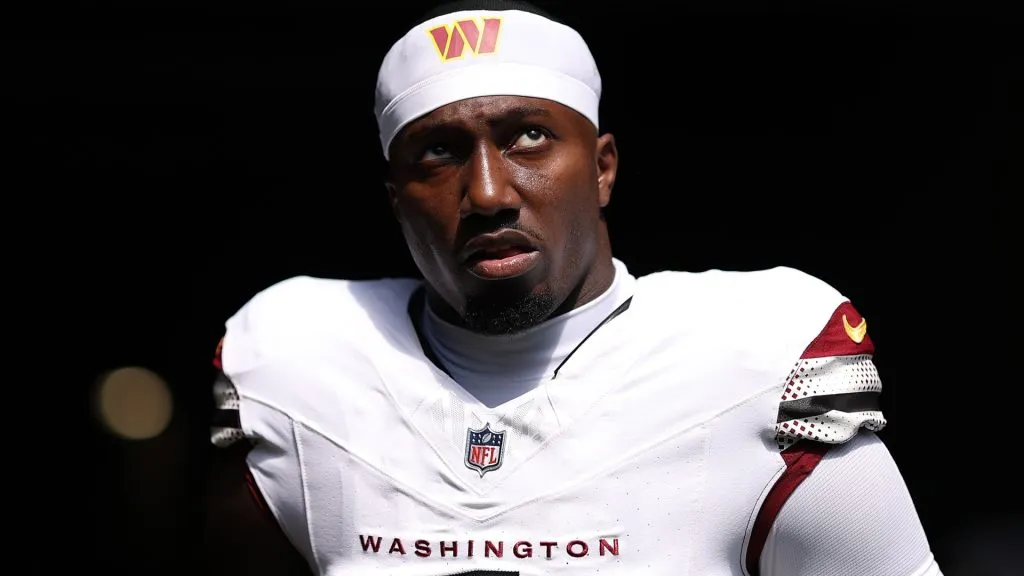 Deebo Samuel Sr. #1 of the Washington Commanders