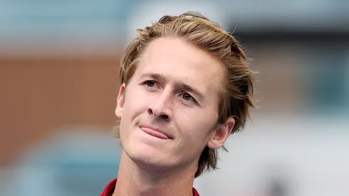 Sebastian Korda after a game.