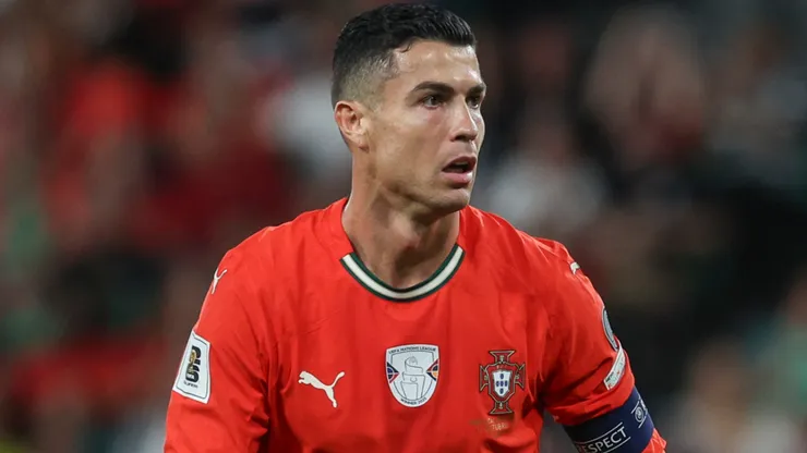 Cristiano Ronaldo of Portugal during the FIFA World Cup 2026 qualifier match.
