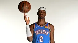 Shai Gilgeous-Alexander #2 of the Oklahoma City Thunder poses for a portrait.