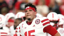 Dylan Raiola at Arrowhead Stadium on August 28, 2025 in Kansas City, Missouri.