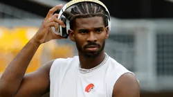 Shedeur Sanders #12 of the Cleveland Browns.