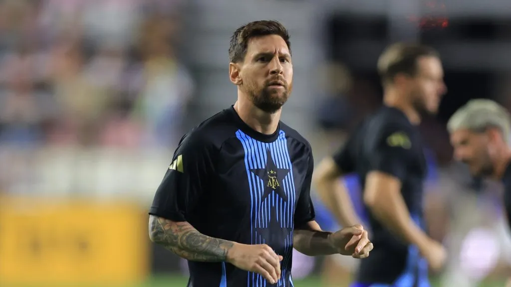 Lionel Messi of Argentina