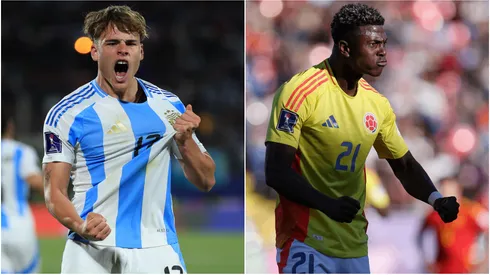 Mateo Silvetti of Argentina and Neiser Villarreal of Colombia.