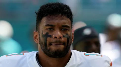 Tua Tagovailoa quarterback of the Miami Dolphins