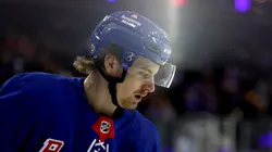Brennan Othmann of the New York Rangers at Madison Square Garden.