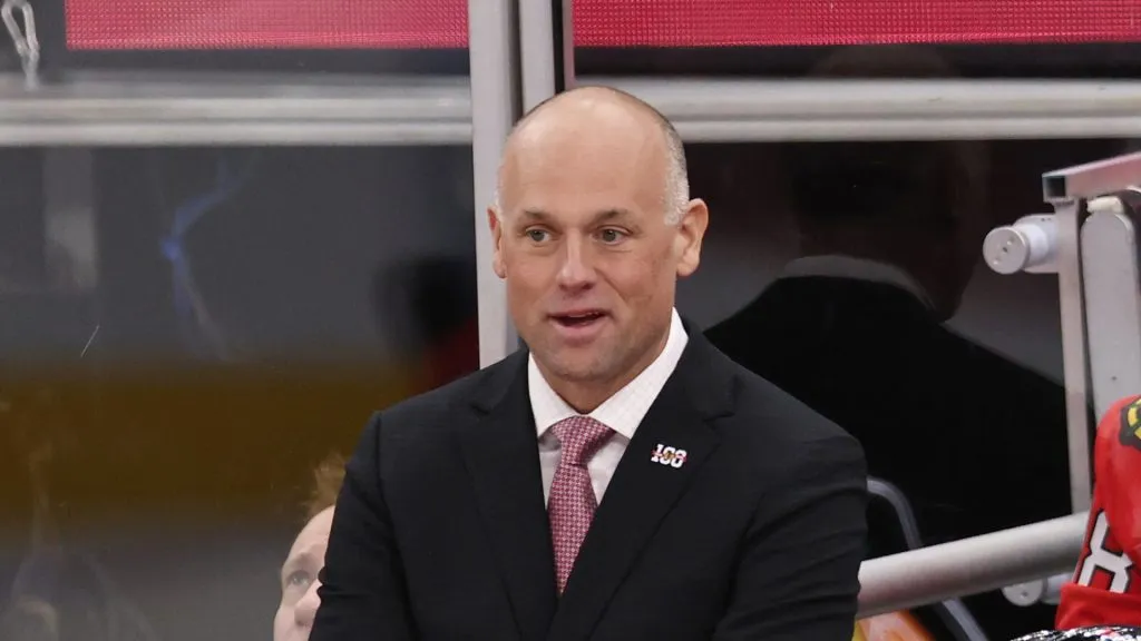 Jeff Blashill behind the bench.