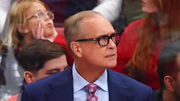 Paul Maurice at Amerant Bank Arena on October 07, 2025 in Sunrise, Florida.