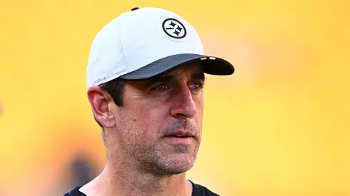 Aaron Rodgers quarterback of the Pittsburgh Steelers