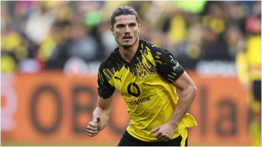 Marcel Sabitzer of Borussia Dortmund – Christof Koepsel/Getty Images