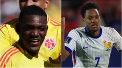 Joel Canchimbo of Colombia and Lucas Michal of France.