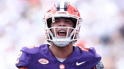 Cade Klubnik #2 of the Clemson Tigers.