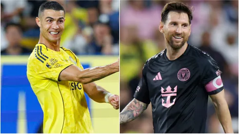 Cristiano Ronaldo of Al Nassr and Lionel Messi of Inter Miami.