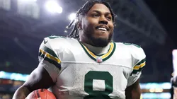 Josh Jacobs #8 of the Green Bay Packers.