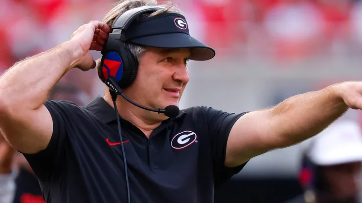 Head coach Kirby Smart of the Georgia Bulldogs.