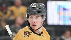 Mitch Marner at T-Mobile Arena on October 08, 2025 in Las Vegas, Nevada.