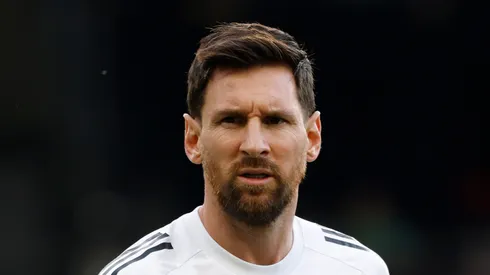 Lionel Messi at GEODIS Park on October 18, 2025 in Nashville, Tennessee.