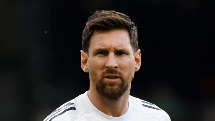 Lionel Messi at GEODIS Park on October 18, 2025 in Nashville, Tennessee.