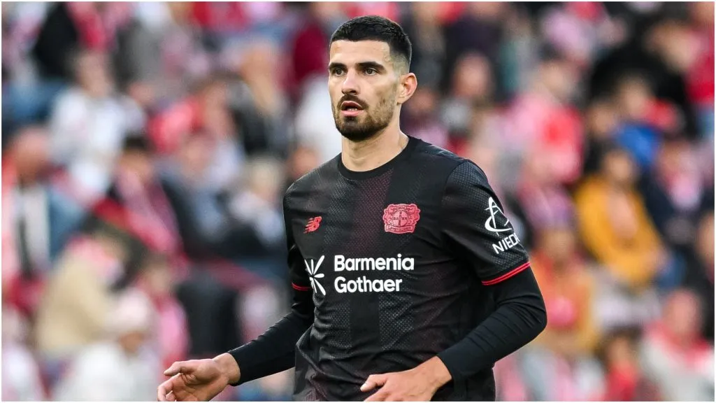Martin Terrier of Bayer Leverkusen – Neil Baynes/Getty Images
