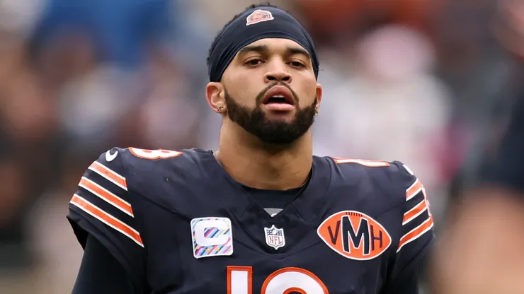 Caleb Williams #18 of the Chicago Bears.