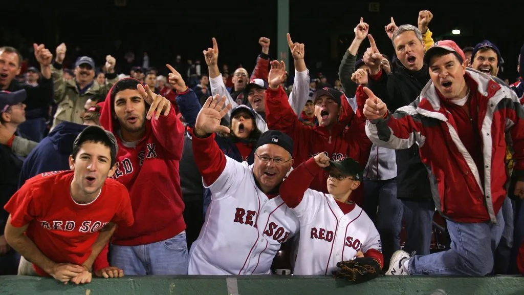 Boston Red Sox fans (Source: Jim McIsaac/Getty Images)