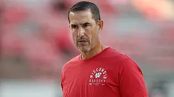 Head coach Luke Fickell of the Wisconsin Badgers.