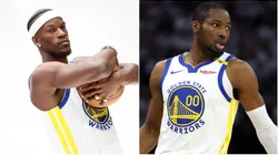 Jimmy Butler and Jonathan Kuminga of Golden State Warriors.