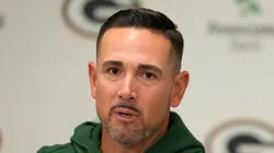 Matt LaFleur at a press conference.