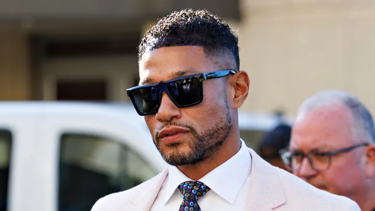 Marcus Freeman at Donald W. Reynolds Razorback Stadium on September 27, 2025 in Fayetteville, Arkansas.