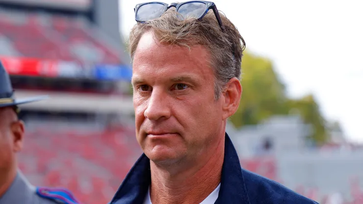 Head coach Lane Kiffin of the LSU Tigers.