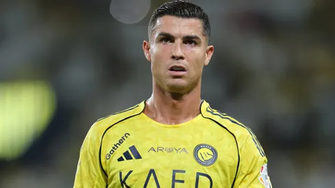 Cristiano Ronaldo of Al-Nassr FC during a Saudi Pro League match.