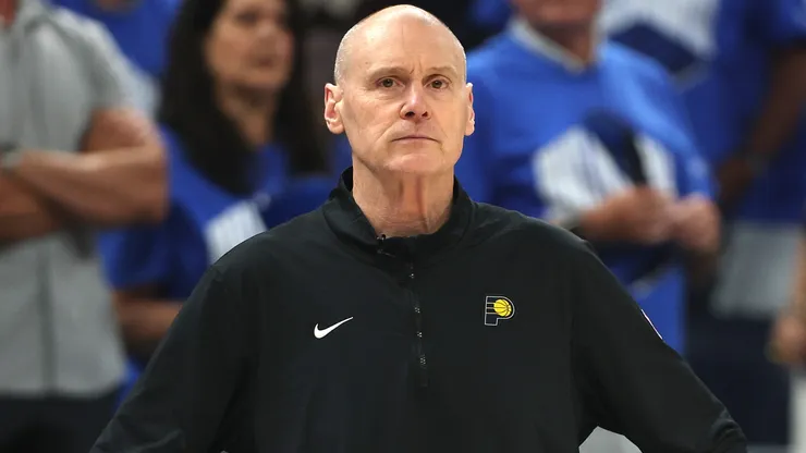 Rick Carlisle of the Indiana Pacers in Game Seven of the 2025 NBA Finals.
