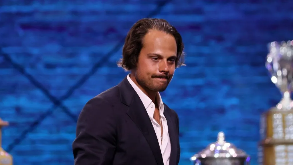 Auston Matthews being awarded