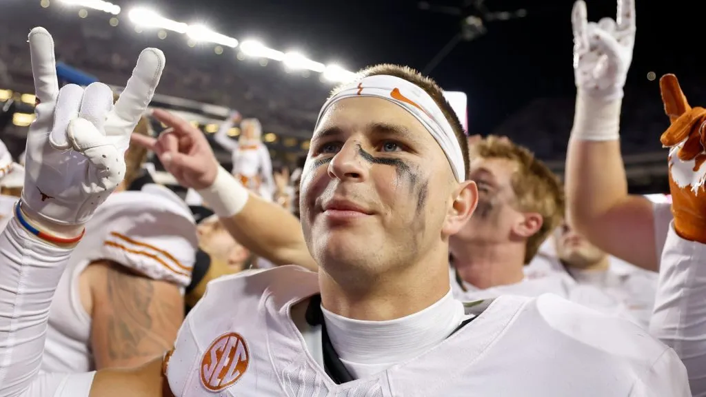 Michael Taaffe celebrating
