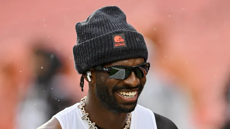 Shedeur Sanders at Huntington Bank Field on October 19, 2025 in Cleveland, Ohio.