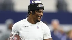 Lamar Jackson #8 of the Baltimore Ravens.